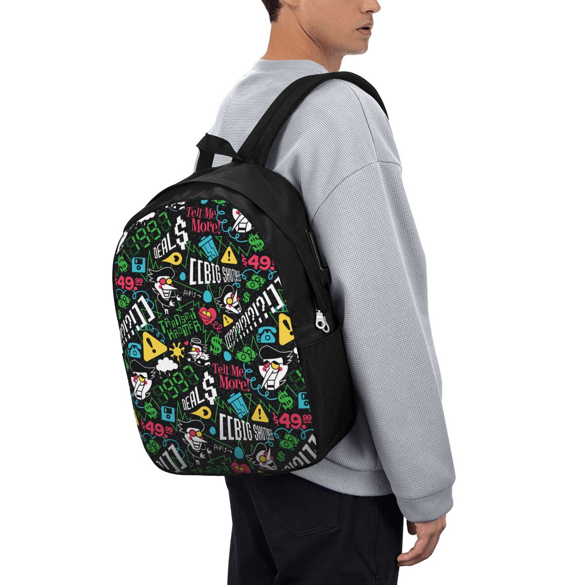 Laptop Bag - Deltarune SPAMTON G Backpack Travel Notebook