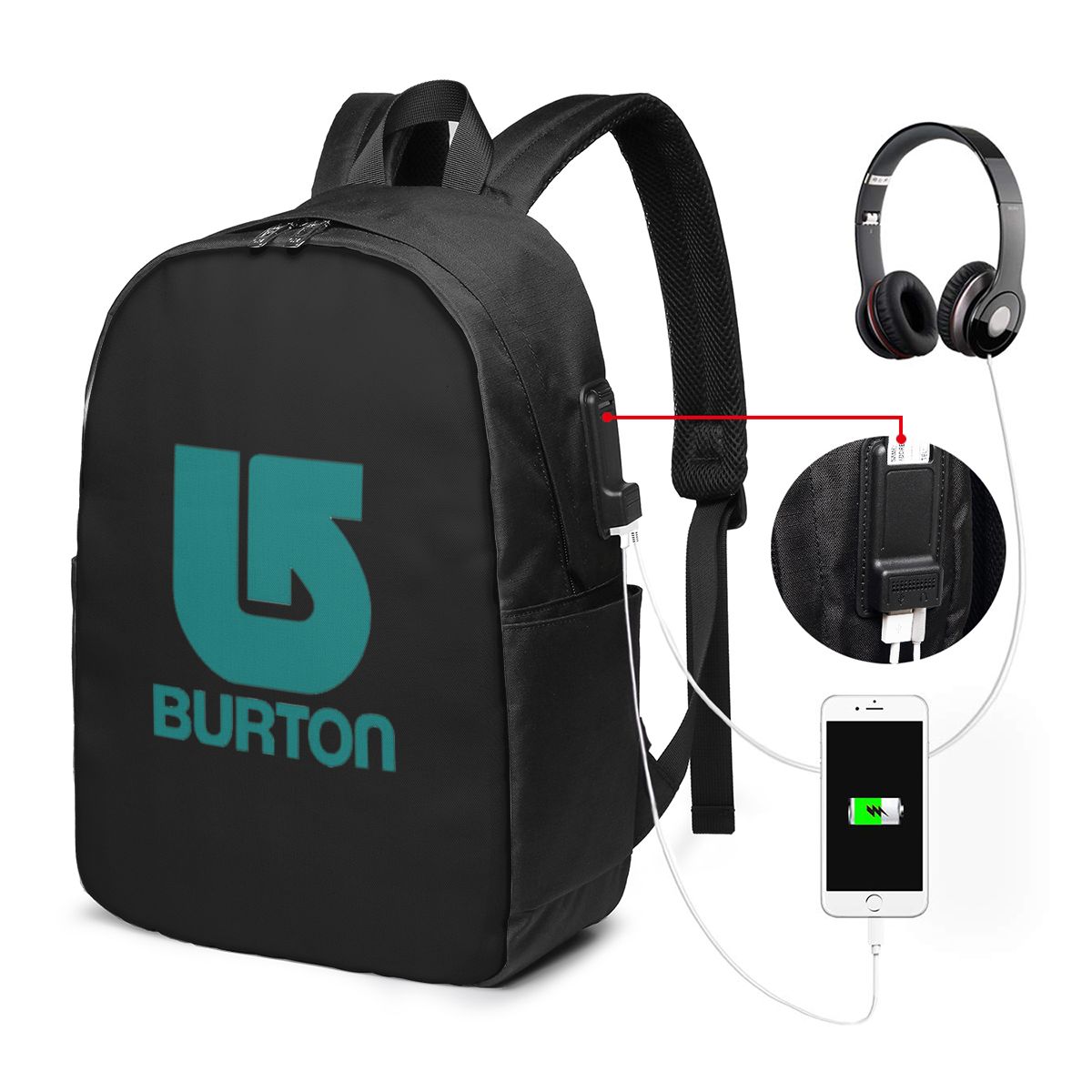 Laptop Bag - Burton Snowboard Sportive Backpack Travel Notebook