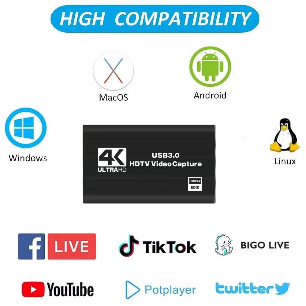 Roreta 4K USB 3.0 Video Captur - đánh giá và giá Hdmi Cable