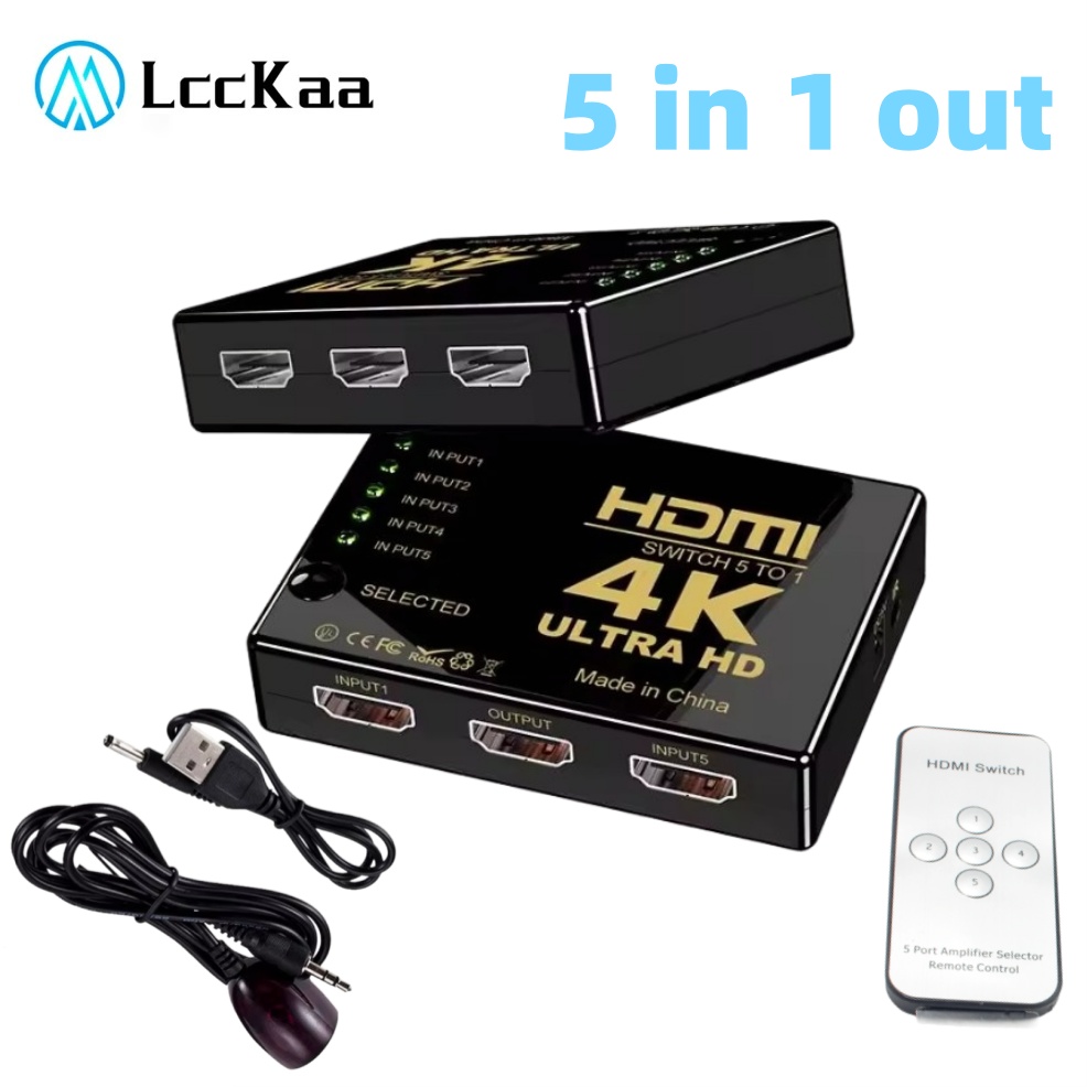 5x1 HDMI Switch HD 4K Video Sw - đánh giá và giá Hdmi Cable