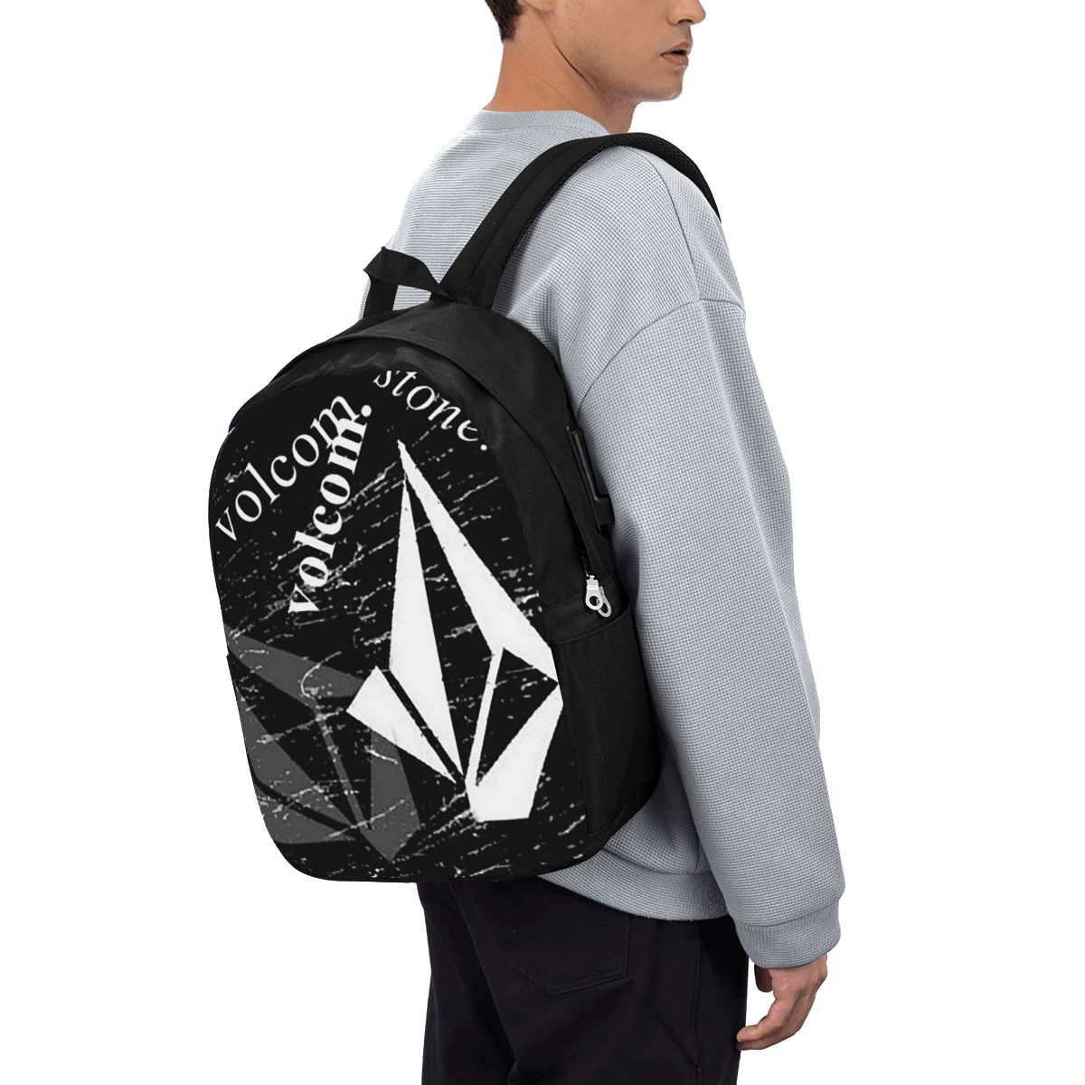 V-Volcom Logo Backpack Travel  - đánh giá và giá Laptop Bag