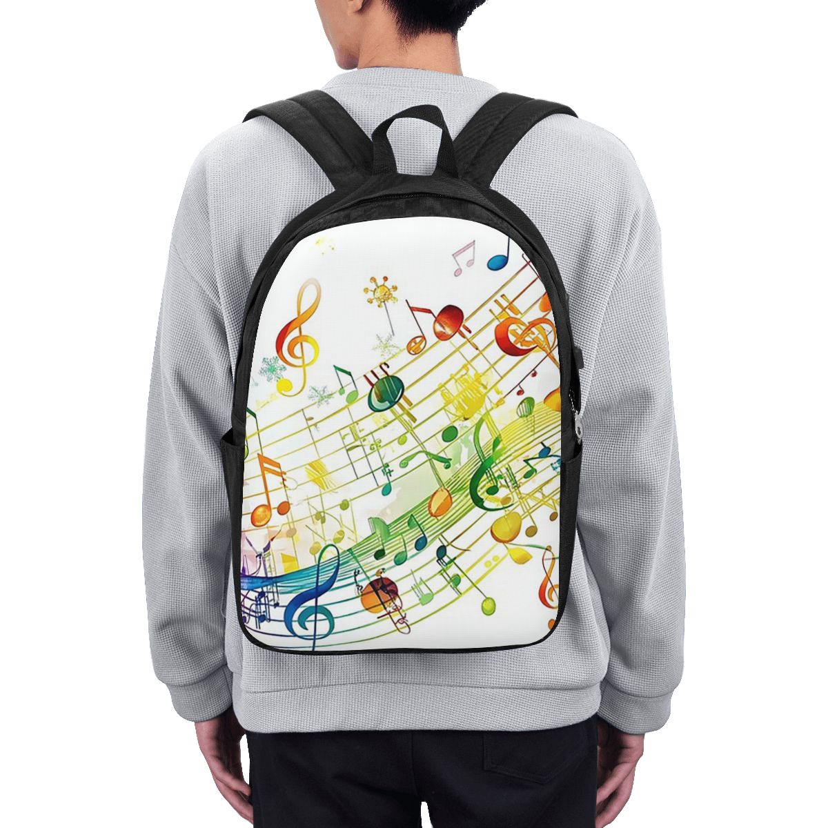 Abstract Piano Keys With Music - đánh giá và giá Laptop Bag
