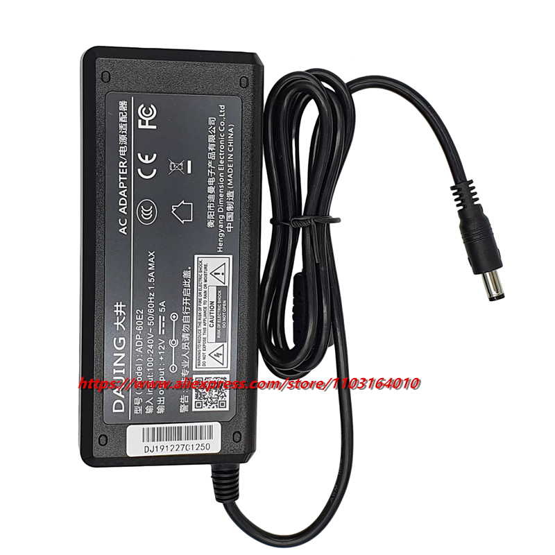 Genuine DAJING 12V 5A 60W AC D - đánh giá và giá Laptop Charger