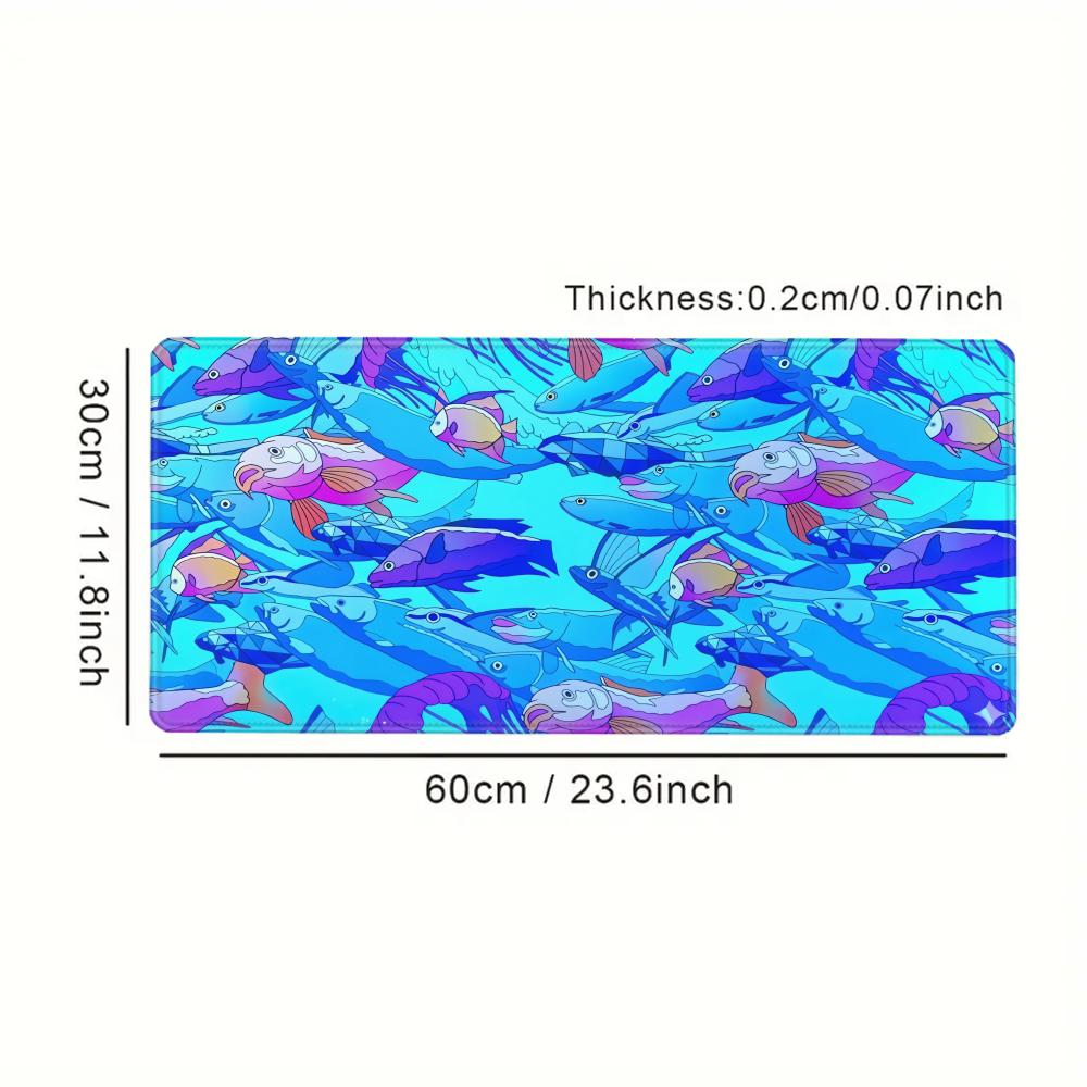 HD Printing Fish Rubber Mouse  - đánh giá và giá Laptop Original Accessories